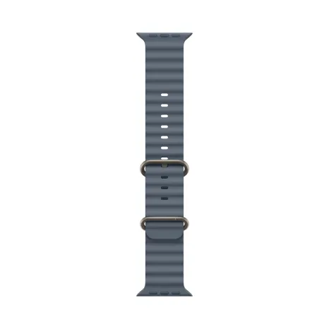 Apple Watch Ultra 3 49 мм, корпус из натурального титана, ремешок Ocean темно-синего цвета