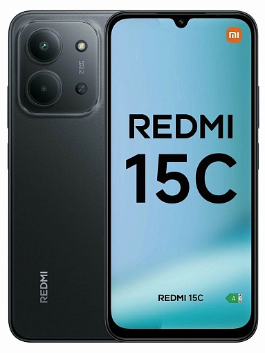 Смартфон Xiaomi Redmi 15C 4G 4/256 ГБ, черный