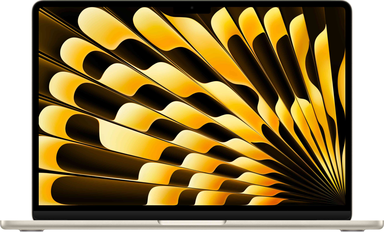 Apple MacBook Air 15" M5 16 ГБ, 512 ГБ SSD, «сияющая звезда» (MDVD4)