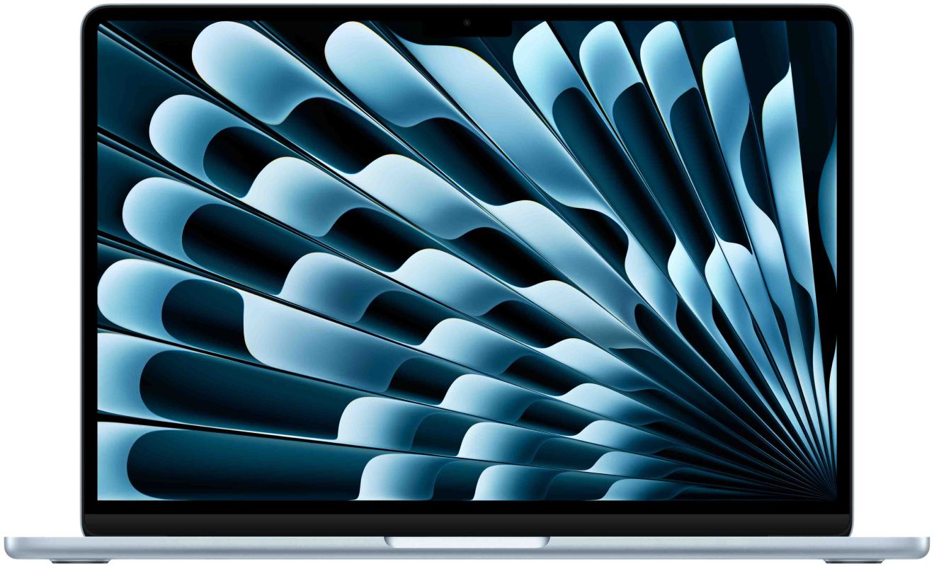 Apple MacBook Air 15" M5 16 ГБ, 512 ГБ SSD, «небесно-голубой» (MDVQ4)