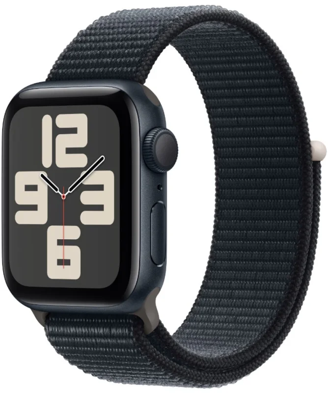 Apple Watch SE 2 2024 Sport Loop, 40 мм, «тёмная ночь»